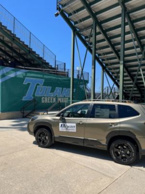 Bryan Subaru supports Tulane Baseball's Bark in the Park, 2025