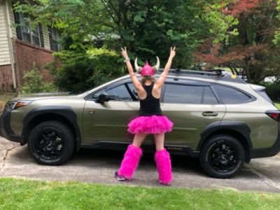 Thank you Mastria Subaru for helping me with the fight to end breast cancer