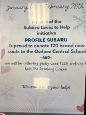 Subaru Loves to Help!