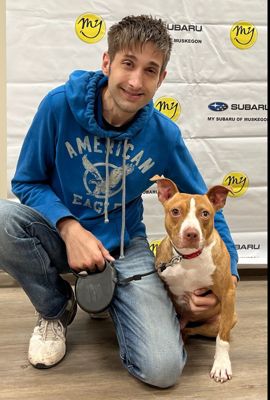 Abandoned dog finds new family at Subaru event