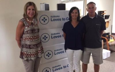 Lawrence Subaru Shares the Love to Cancer Patients