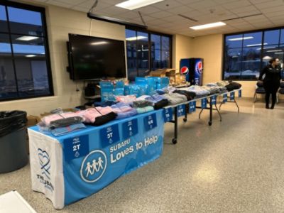 Bergstrom Subaru's Coat Donation Warms Hearts