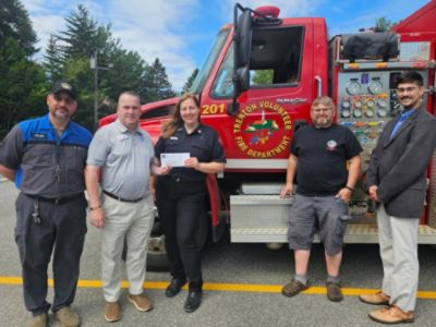 A Helping Hand for the Trenton Volunteer Fire Department