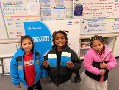 Putnam Subaru Partners with the Boys and Girls Club of San Mateo Park Elementary School 