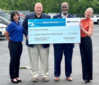 Victory Subaru Celebrates Record Breaking Share the Love Event
