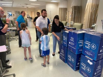The Leukemia & Lymphoma Society Blanket Delivery