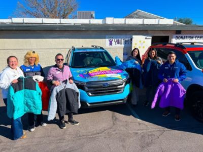 Subaru Loves to Care - 500+ Coat Donation