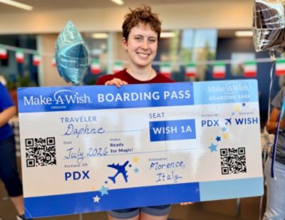 Capitol Subaru of Salem grants Daphne's wish to go to Italy!