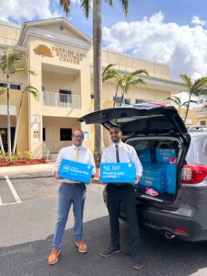 Schumacher Subaru of Delray Shoe Donation Event