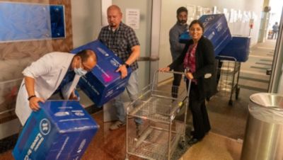 Leukemia & Lymphoma Society Blanket Delivery