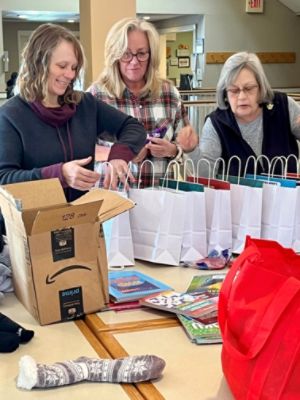 Valentine's Day bags for Seniors and Veteran's.