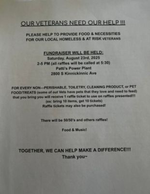 Supporting Our Local Homeless and at Risk Veterans