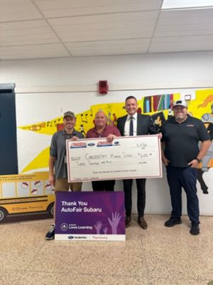 Autofair Subaru Supports Consentino Middle School