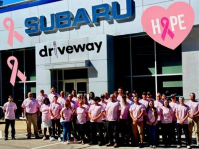 Breast Cancer Awareness/ Driveway Subaru 