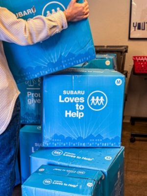 Subaru Loves to Care - 500+ Coat Donation