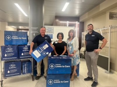 Minooka Subaru Donates to Local Cancer Center