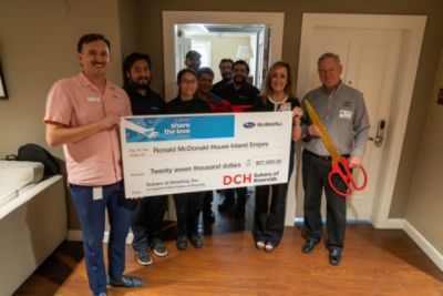 DCH Subaru Delivers Gift to Support RMHIE Families