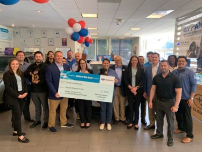 Berman Subaru's Donation to Anti Cruelty