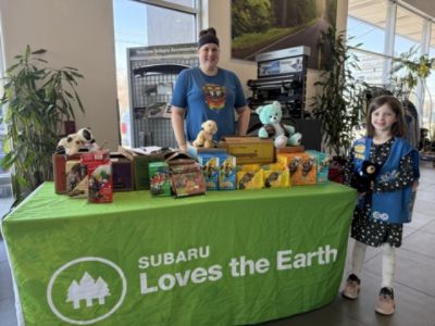 Sweet Moments and Sweet Treats – Troop 2442 Visits AutoNation Subaru