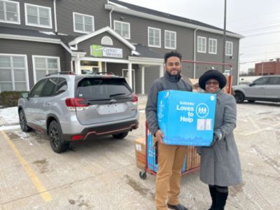 Keeping Warm at Contact Ministries - Cindy D