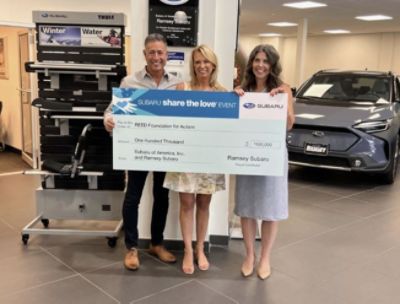 Ramsey Subaru partners with REED Academy for Share the Love 2024