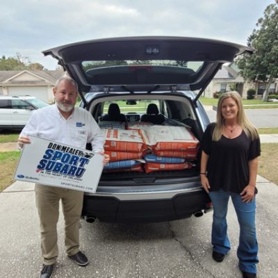 Sport Subaru Collects Pet Food & Supplies to Aid Two Orlando, FL Area Shelters