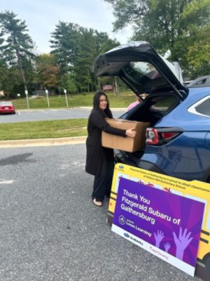 WMES Subaru Loves Learning Donation 2024