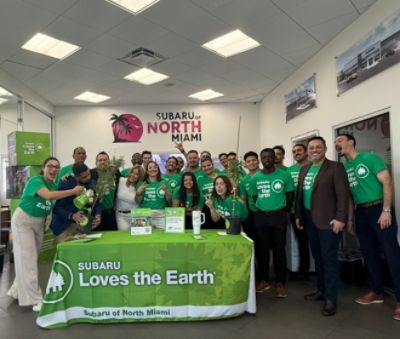 Subaru of North Miami Celebrates Earth Day by Giving Back 100 Trees to the Community