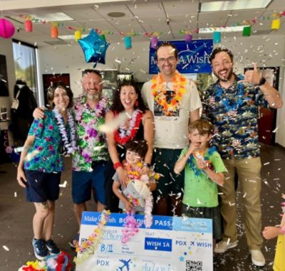 Simon's wish comes true thanks to Lithia Subaru of Oregon City!
