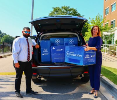 McDaniels Subaru of Columbia Delivers Comfort to Cancer Patients!