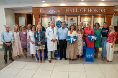 Wrapping MUSC Hollings Cancer Center patients in warmth and hope!