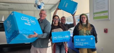 Giving Warmth, Building Hope 💙🧥👟