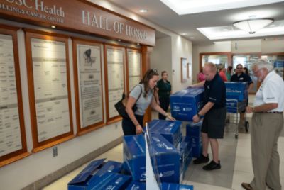 LLS Charleston Chapter and Crews Subaru Deliver Comfort and Hope to MUSC Patients