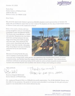 Busch Found His Forever Home