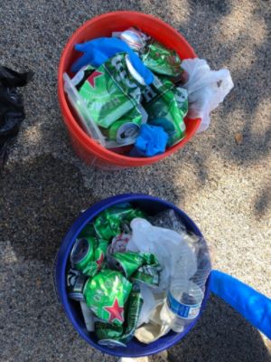 Save the Sound beach cleanup