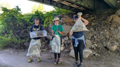 River Cleanup with Save the Sound
