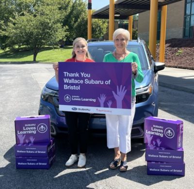 Wallace Subaru Gives School Supplies to Emmett Elementary School