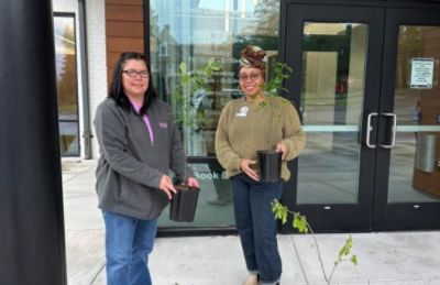 Cumberland Subaru Loves the Earth Tree Donation - Allegany County Library, LaVale Branch