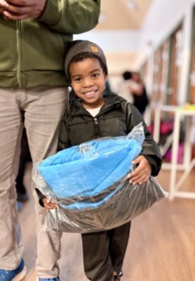 Head Start Children feeling the love from Charlie's Subaru