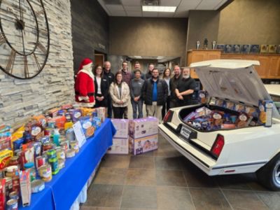 Stocking the Shelves at The Hope Center