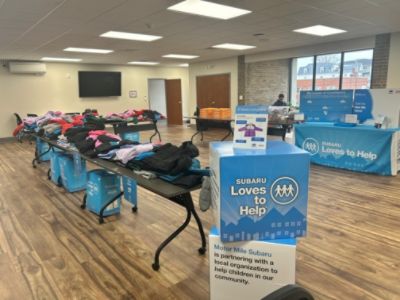 Motor Mile Subaru Donates Over 100 Coats to Kids in Need! 