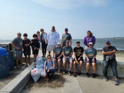 Connecticut beach clean up