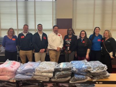 Operation Warm at Sadie T. Tillis Elementary School