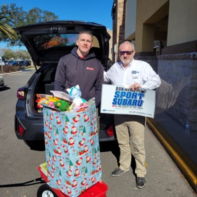 Sport Subaru Collected Donations for the Marine Corp Reserve Toys for Tots Campaign