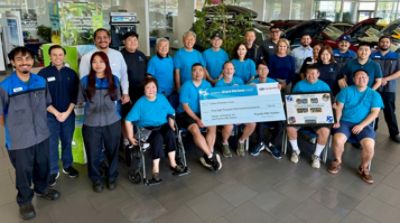 Subaru Share the Love Hometown Charity Circle of Friends Donation Check Presentation 2026