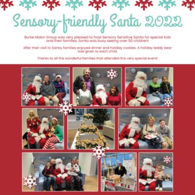 Burke Subaru hosts Sensory Sensitive Santa Event for special needs kids