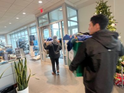 Royal Moore Subaru helps kids stay warm!