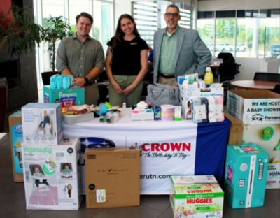 Crown Subaru supports families and mothers at Partnership's Domestic Violence Shelter