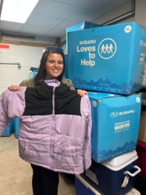 Grand Forks Subaru Coat Donation