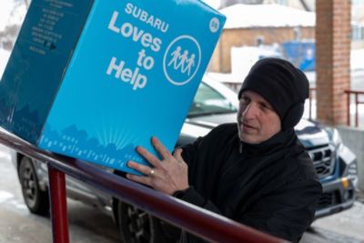 Thelen Subaru Supports Good Samaritan Rescue Mission of Bay City With HUGE Donation of Coats
